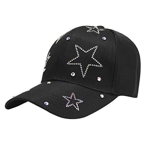 Basecap Damen Schwarz Damen Herren Hip-Hop-Hut Costa Rica-Flaggen-Costa Ricaner Cool Distressed Basecap Leicht Baseballmütze Verstellbar Outdoor Hut Für Wander Kletter Sport von callmo