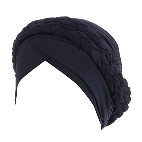 Bonnet Hijab,Muslimische Mütze, Kopftuch Gebetsmütze schwarz Mütze Muslimisches Gebet Damen Herren Headwear Bandana Muslim Beanie Piratentuch Wrap Chemo Camouflage Turban Hut Haarausfall Frauen Soild von callmo