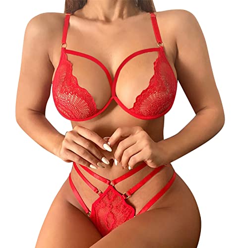 Damen Bh Set Mit Tanga Sexy Lingerie Women's Erotic 58 Large Sizes Net Corsage Lacquer Stockings Role Play Open Sexy String for Women Sexy Advent Calendar 2022 Lingerie Women's Sexy Women's Lingeri von callmo