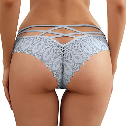 Damen Spitze G String Tanga Thong Damen Sexy Tangas Strings Erotisch T Back Dessous Niedrige Taille Einfarbig Lingerie Unterwäsche Unterhose Frauen Stringtangas Höschen Panties Slip von callmo