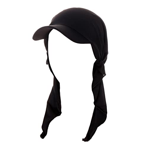 Kopfband Turban für Damen,Muslimische Mütze, Kopftuch Gebetsmütze schwarz Mütze Muslimisches Gebet Damen Herren Headwear Bandana Muslim Beanie Piratentuch Wrap Chemo Camouflage Turban Hut Haarausfall von callmo