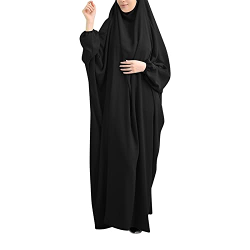 Muslimisches Zweiteiliges Gebetskleid für Frauen Abaya Kleid Islamischer Naher Osten Dubai Türkei Maxi Abaya Kaftan mit voller Länge Hijab Kleid von callmo