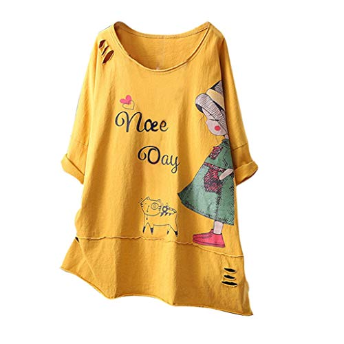 Oversized Tshirt Damen,Bluse Damen Sommer Langarm V-Ausschnitt Blusehemd Casual Button-down Langarmshirt Einfarbig Loose Oberteile Tops Shirts Für Frauen Teen Girls Oversized Tshirt Damen,Bluse Damen Sommer Langarm V-Ausschnitt Blusehemd Casual Button-down Langarmshirt Einfarbig Loose Oberteile Tops Shirts Für Frauen Teen Girls von callmo