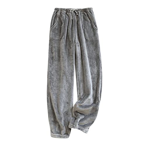Pyjamahose Damen Lang Kuschelig Lang Schlafanzughose Pyjamahose Karierte Partner Schlafanzug Herbst Winter Lässig Weihnachts Weich Schlafhose Freizeithose Pyjama Pants Pyjama Kariert von callmo