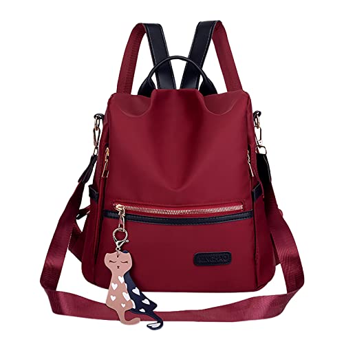 Rucksack Damen，Rucksack Damen Elegant Daypack Wasserdichter Tagesrucksack mit Laptopfach 15,6 Zoll & Anti Diebstahl Tasche für Ausflüge, Uni, Schule u. Büro Rosa Damen-Umhängetaschen Klein Schultertas von callmo