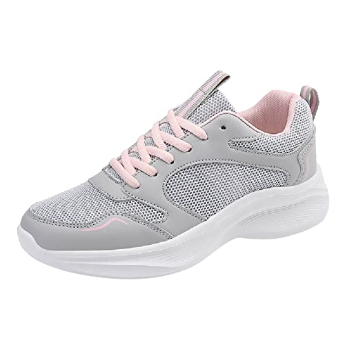 Stoffschuhe Damen Schwarz Plateau Damen Sneaker Slip-on Freizeitschuhe Mesh Atmungsaktive Turnschuhe Leichtgewichts Walkingschuhe Schnell Trocknend Sportschuhe Fußballschuhe Laufschuhe Joggingschuhe von callmo