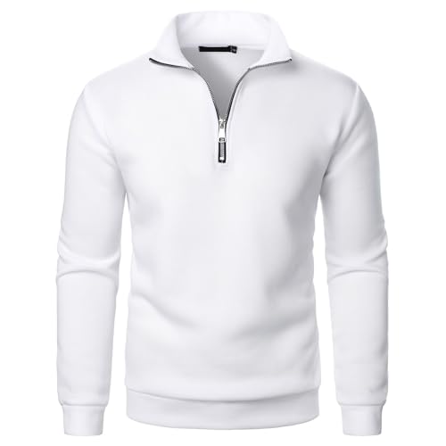 callmo Angebote des Tages Heute Blitzangebote Pullover Herren 1/4 Zip Polopullover Einfarbig Strickpullover Rollkragen Longsleeve Sweater Freizeit Männer Winter Warm Oberteile callmo Angebote des Tages Heute Blitzangebote Pullover Herren 1/4 Zip Polopullover Einfarbig Strickpullover Rollkragen Longsleeve Sweater Freizeit Männer Winter Warm Oberteile von callmo