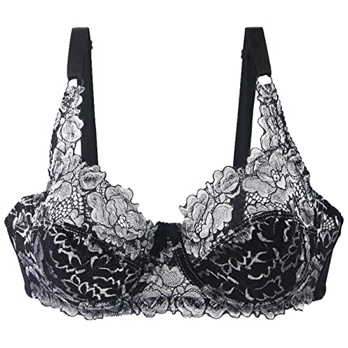 callmo BH Damen Mit BüGel Spitze BH Damen Mit Bügel Grosse Grössen, Gepolstert Bustier BH Atmungsaktiv und Bequem Bralette Nahtloser Still-BH mit zusätzlichen Sexy Bustier Spitze BH Set von callmo