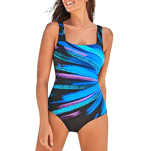 callmo Badeanzug Damen, Damen Badeanzug Monokinis Bauchweg Einteilige Damen Badeanzug Einteilige Push up bademode Swimsuit Frauen high Waist Badeanzug Sexy Push Up Bademoden Bauchweg Tankini Set von callmo