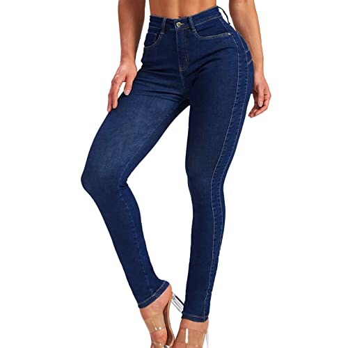 callmo Baggy Jeans Damen Cargo,Super Skinny Jeans High Waist Damen Strecth Jeggings Damen High Waist Hosen von callmo