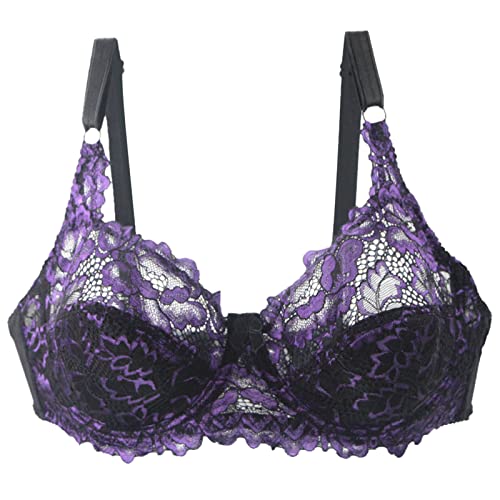 callmo Sexy Dessous Damen FüR Sex Damen Sexy BH Unterwäsche Spitze BH Spitze Aushöhlen BH Bralette Ohne Bügel Transparentes Reizwäsche Unterwäsche Dessous Lingerie Bodycon Rückenverschluss Cross Cage von callmo