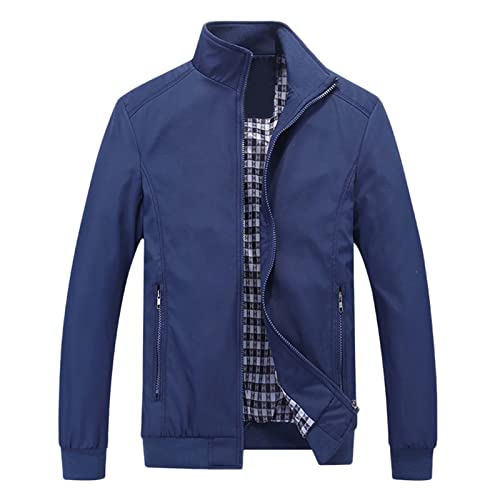 callmo Bomberjacke Herren Leichte Sommerjacke Übergangsjacke Dünne Blouson Sommer Jacken Casual Jacket Freizeitjacke Langarm Pilotenjacke Sweatjacke Frühlingsjacke Softshelljacke Große Größen von callmo