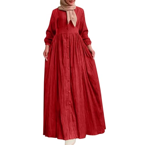 callmo Damen Dresses Islam Abaya Kleidung Frauen Dubai Gebet Islamische Robe afrikanischer Kaftan Türkei Kleid in voller Länge mit Hijab Islamische Kleidung Damen von callmo