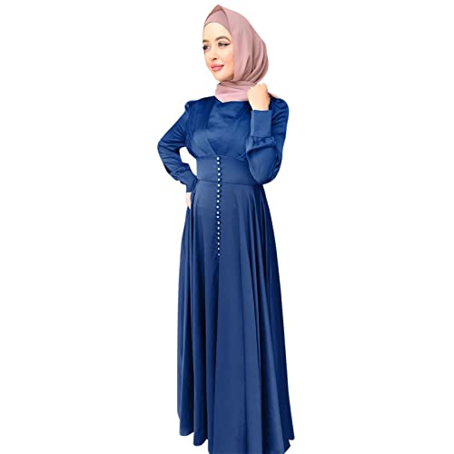 callmo Damen Muslimisches Kleid Lose Gebetskleidung mit Hijab Türkisch Muslimische Lang Kleider Set Lose Gebetskleidung Islamische Abaya von callmo