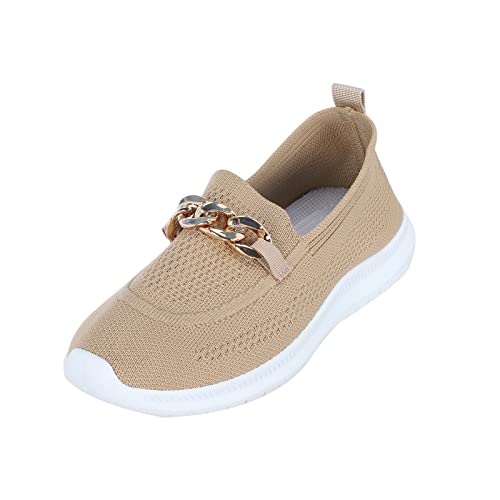 callmo Damen Sneakers Slip on Turnschuhe Mesh Atmungsaktiv Fitness Gym Sportschuhe Leichte Bequem Sneakers von callmo