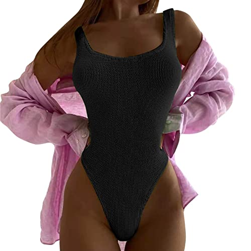 callmo Damen Tankini Mit Shorts, Damen Push Up Bikini Sets Neckholder Swimmwear Farbblock Swimsuit Sets Zweiteilig Bademode von callmo