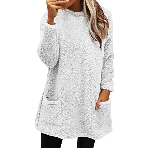 callmo Hoodie Damen Schwarz Lang,Pullover Sweatshirt Mit Kapuze Robe Decke Hoodie Decke Sweatshirt Herbst Winter Pulli Sweatjacke Mit ReißVerschluss von callmo