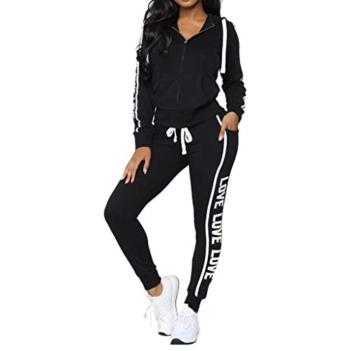 callmo Jogging suit women's winter set, women's velour tracksuit, cuddly leisure suit, 2-piece jogging suit, velvet soft jacket and trousers with pocket von callmo