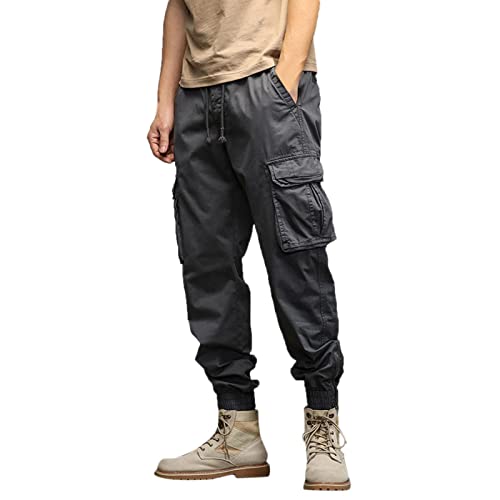 callmo Schlaghose Herren,Jogginghose Herren Cargohose mit Gefütterte Trainingshose Herren Baumwolle Sporthose Herren Lange Hose Herren Freizeithose Herren Baggy Cargo Hosen Jogginghose von callmo