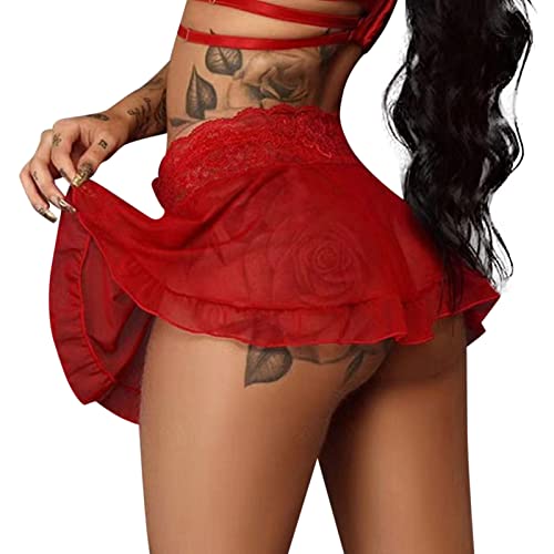 callmo Sexy Dessous Damen,Bodysuit Reizvolle Strapsen Negligee Mini Tiefes V Nachthemd Hipster Unsichtbar Weich Höschen Panties Streifen Bikinis Unterhosen für Frauen Seamless Elastische Nahtlose von callmo