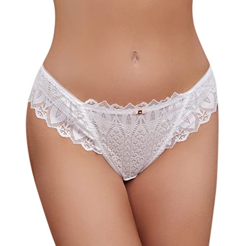 callmo Sexy Dessous Damen FüR Sexy Push Up, G String Tangas für Frauen No Show Low Rise T Back Cheeky Panties See Through Hipster Tangas Atmungsaktiv Stretch Unterhose G-String Bikini von callmo