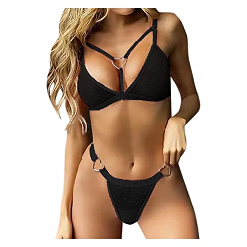 callmo Sexy Dessous Damen für Lingerie sexy and Very hot sexy Pajamas for Women Lingerie Bodysuit with Push up Bra Bikini Damen Push up Dessous Damen sexy reizwäsche Unterwäsche Damen Baumwolle von callmo