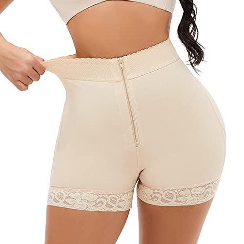 callmo Shapewear Damen Body String Taillenformer Shapewear Damen Figurenformend Miederslip Bauch Weg Stark Formend Body Shaper Figur Shaping Wast Trainer Mit Haken und Ösen Po Push Up Unterwäsche von callmo