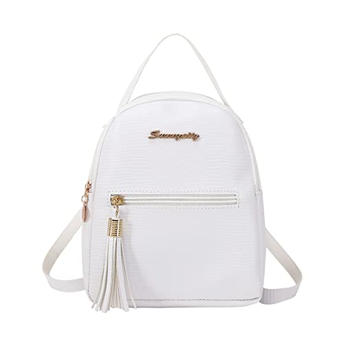 callmo Wanderrucksack Damen,Damen Rucksack Pu Leder Schultasche Klein Wasserdichte Daypacks Reise Tagesrucksack für Mädchen von callmo