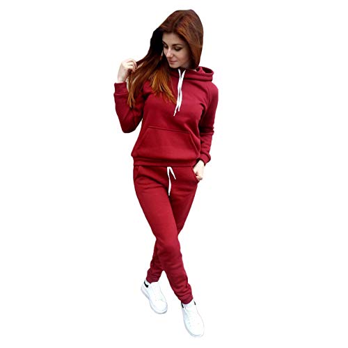 callmo Women's tracksuit, sports suit, women's fitness suit, tracksuit, long sleeve crop tops, booty scrunch leggings, 2-piece set, yoga suit, leisure suit von callmo