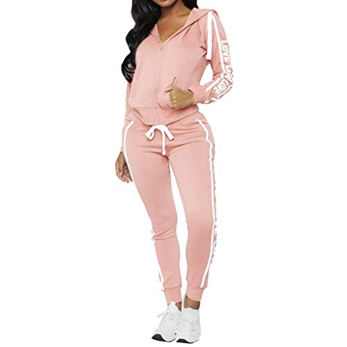 callmo Women's tracksuit, sports suit, women's fitness suit, tracksuit, long sleeve crop tops, booty scrunch leggings, 2-piece set, yoga suit, leisure suit von callmo