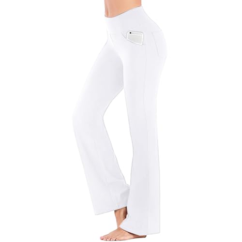 callmo Yogahose Damen Schlaghose High Waist Flared Leggings Bootleg Sporthose Bootcut Yoga Pants Jazzpants Jogginghose Freizeithose von callmo