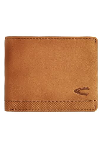 camel active Nimbus Herren Geldbörse Klein Querformat RFID Leder Klein Cognac Braun von camel active