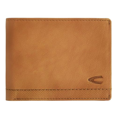 camel active Nimbus Herren Geldbörse RFID Querformat Leder Mittelgroß Cognac Braun von camel active