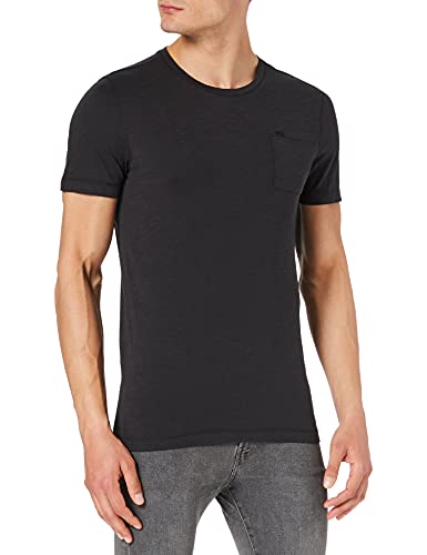 CAMEL ACTIVE Halbarm T-Shirt Rundhals Logo-Stick Brusttasche anthrazit Größe S von camel active