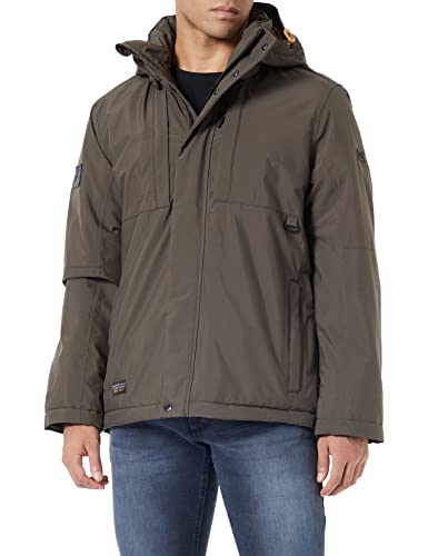CAMEL ACTIVE Jacke Langarm Kapuze wasserdicht winddicht graubraun von camel active