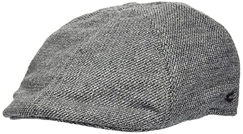 Camel Active Herren Schiebermütze Mit Sonnenschutz | Elastisches Bündchen Und Wolloptik Sommer Cap Flexfit Schirmmütze Vielseitig Einsetzbar Baseballkappe, Dunkelgrau, L EU von camel active