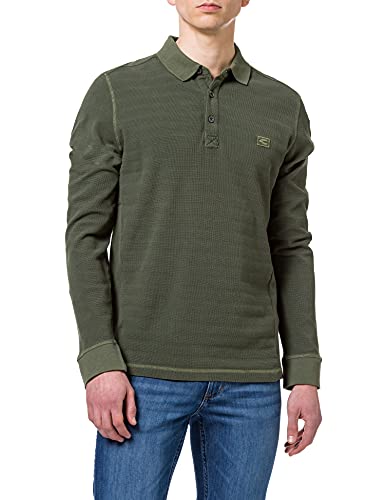 Camel Active Herren 4093615P04 Henley-Hemd, leaf green, XXL von camel active