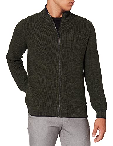 Camel Active Herren 4095286K08 Strickjacke, Olive Brown, S von camel active