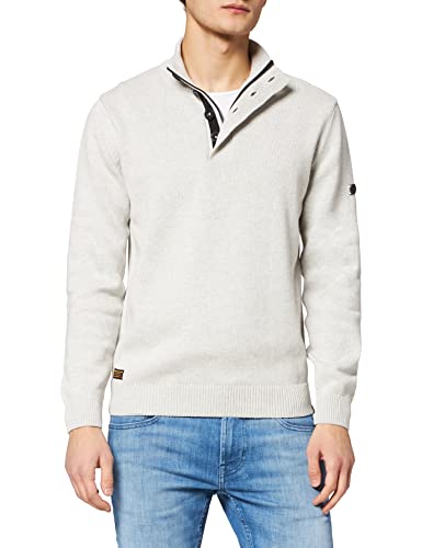 Camel Active Herren 4095406K49 Pullover, Stone Grey, S von camel active