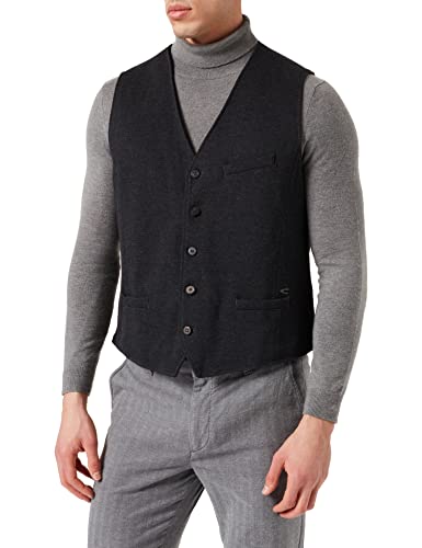 Camel Active Herren 451935/2866 Anzugweste, Grau (Anthra 08), 52 von camel active