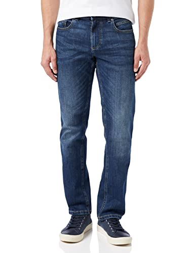 camel active Herren Relaxed Fit 5-Pocket Jeans aus Baumwolle 34 Blau menswear-31/34 von camel active