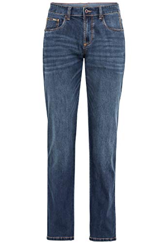 Camel Active Herren 5-pocket Houston Straight Jeans, Blau (Mid Blue 80), 34W / 30L von camel active