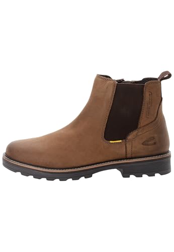 camel active Herren Flow Chelsea Boot aus echtem Leder Braun, menswear-46 von camel active