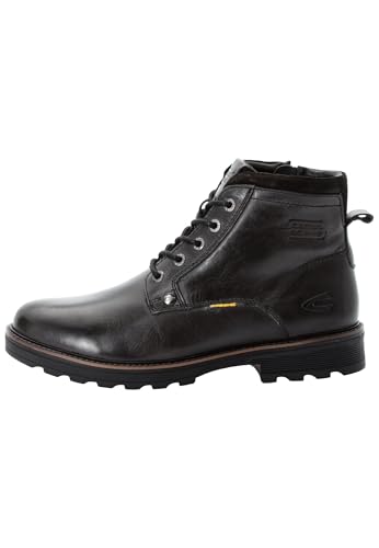 camel active Herren Flow Boots aus Leder Schwarz, menswear-42 von camel active