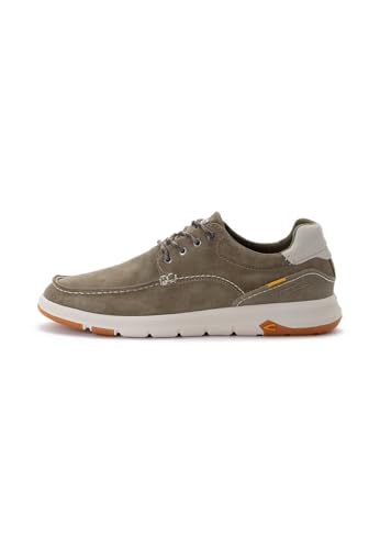 camel active Herren Schnürschuh aus Leder mit Textilfutter Hellkhaki, menswear-42 von camel active
