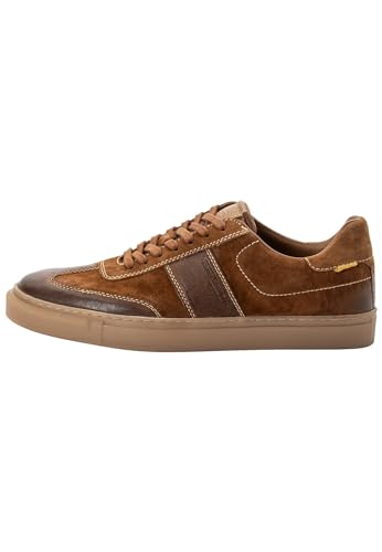camel active Herren Sneaker aus echtem Leder Braun, menswear-45 von camel active