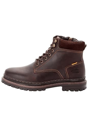 camel active Herren ALVERSTONE Boots mit Futter aus Lammfell Dunkelbraun, menswear-41 von camel active