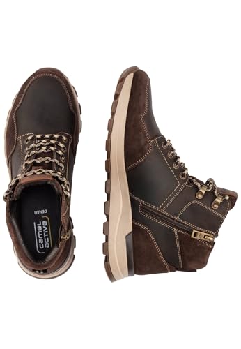 camel active Herren Denali Trekking Boot aus echtem Leder Braun, menswear-47 von camel active