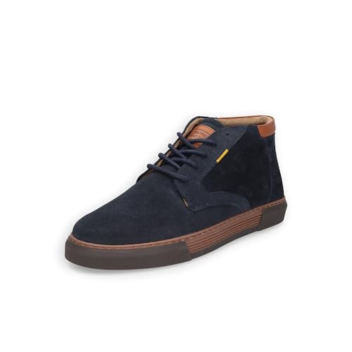 camel active Herren Hoher Sneaker aus Veloursleder Grün, menswear-41 von camel active