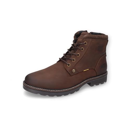 camel active Herren Schnürboot aus Nubukleder vom Rind Braun, menswear-41 von camel active